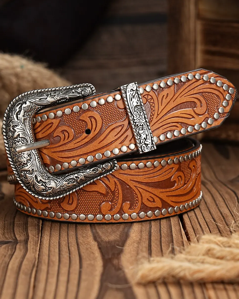 Ceinture western cloutée