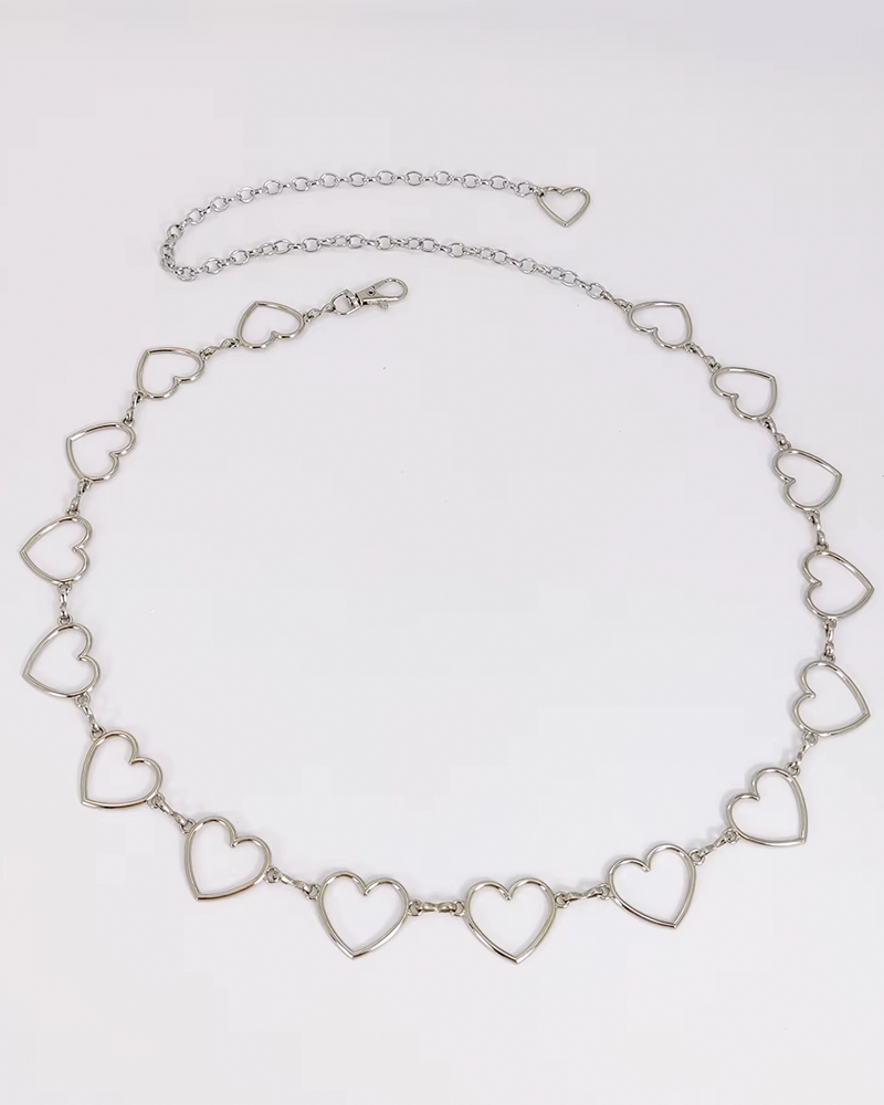 Ceinture chaine coeur