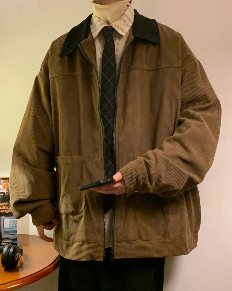 Veste velours cotelé homme
