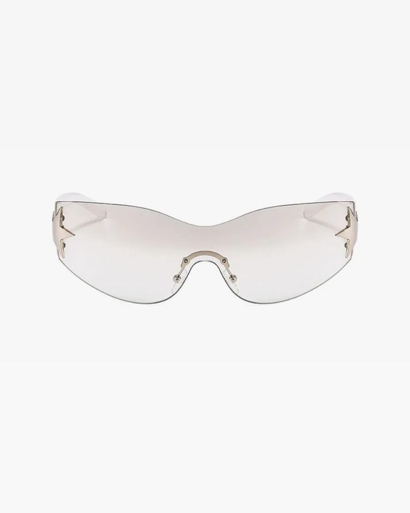 Lunette de soleil femme transparente