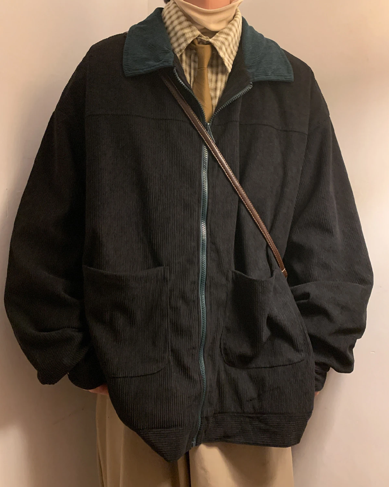 Veste velours cotelé homme