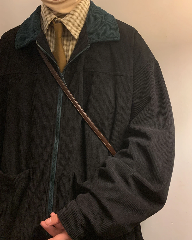 Veste velours cotelé homme