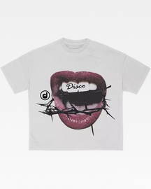 T-shirt lèvres Y2K