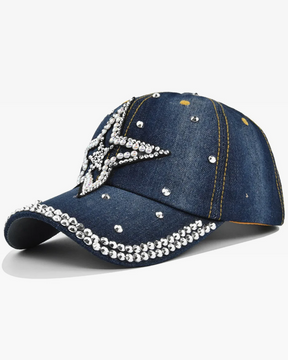 Casquette strass