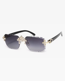 Lunettes de soleil croix