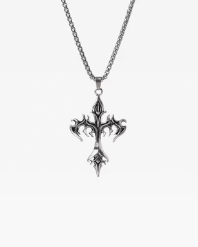 Collier croix gothique