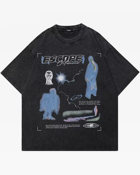T-shirt cyber Y2K