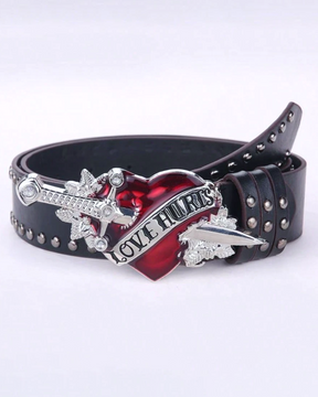 Ceinture cloutée rock