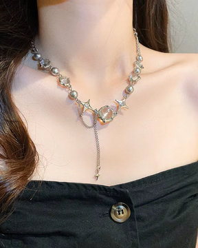 Collier perle Y2K