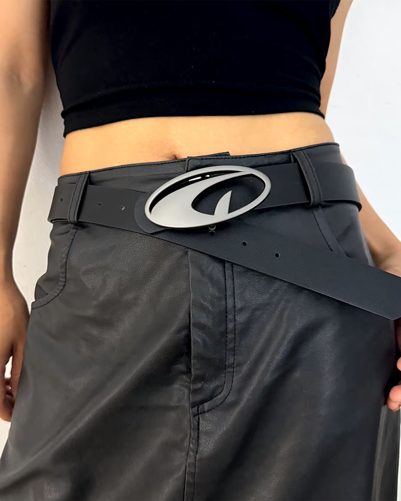 Ceinture streetwear noir