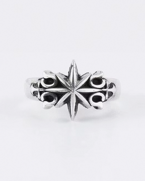 Bague étoile gothique