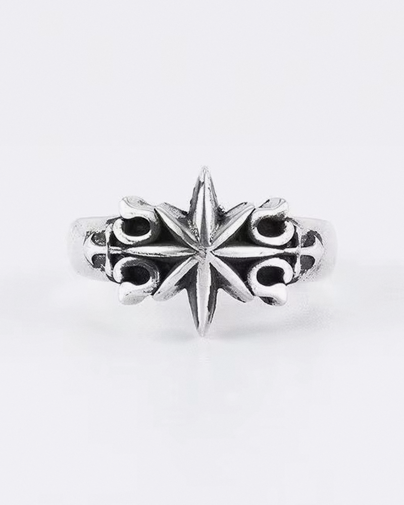 Bague étoile gothique