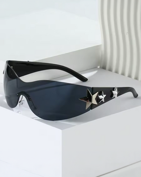 Lunettes de soleil étoile Y2K