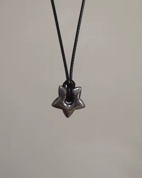 Collier etoile chunky