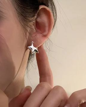 Boucles d'oreilles en forme d'étoile