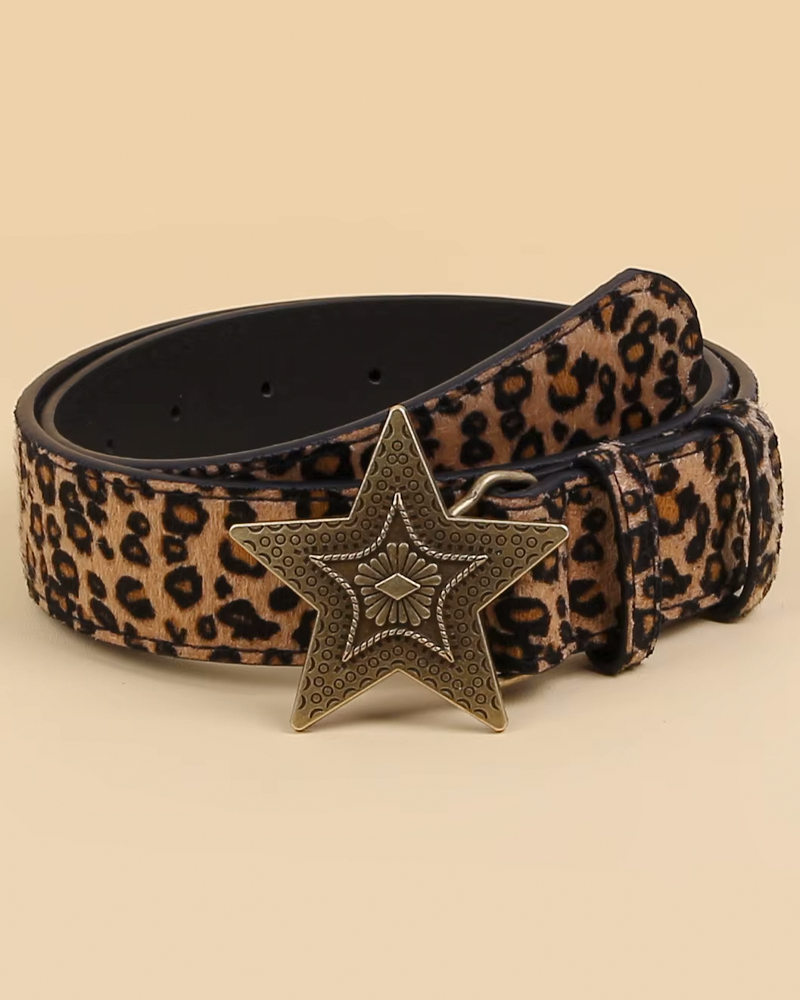 Ceinture imprimé léopard
