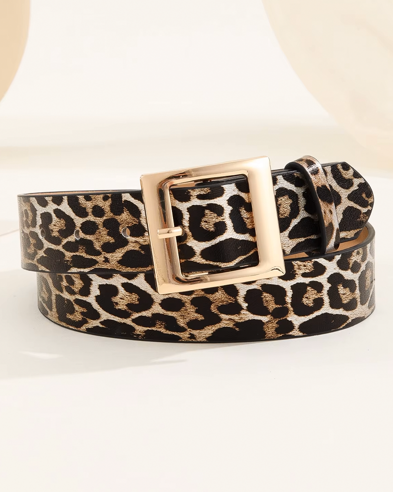 Ceinture léopard femme