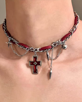 Choker avec croix