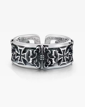 Bague croix gothique