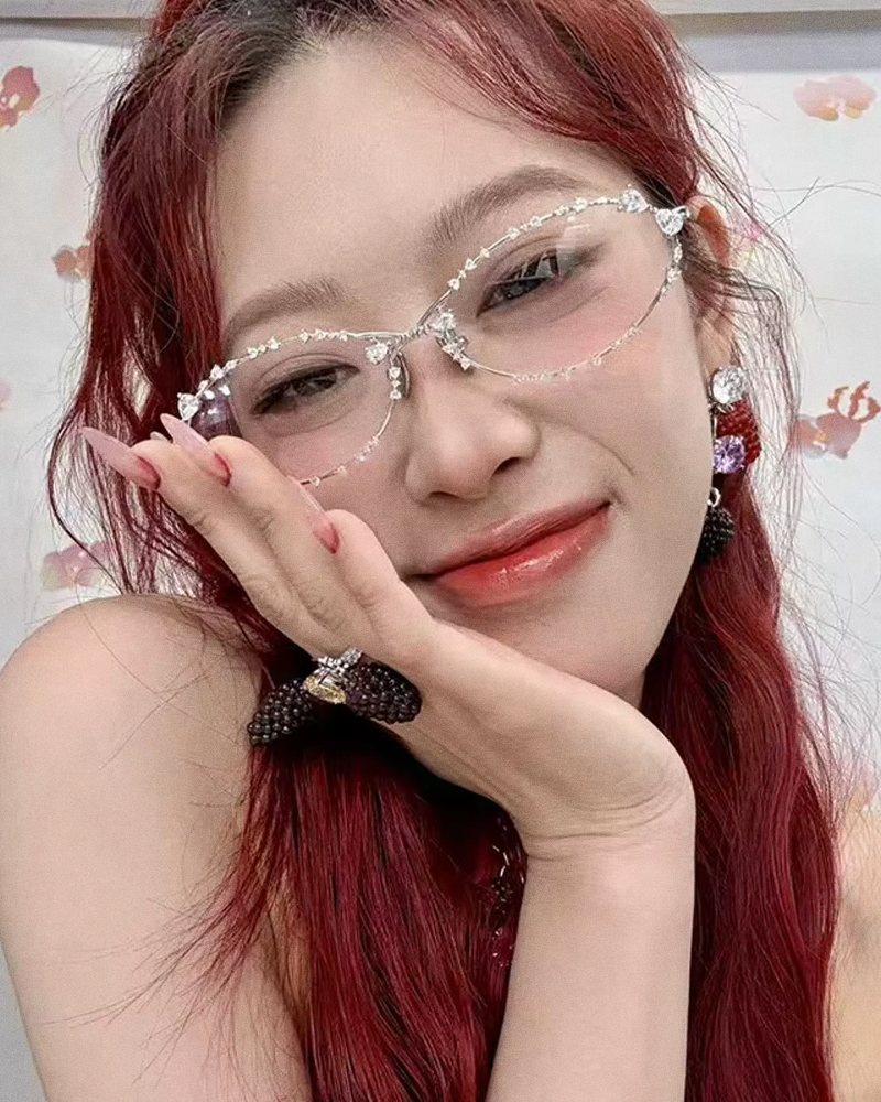 Lunettes de soleil strass