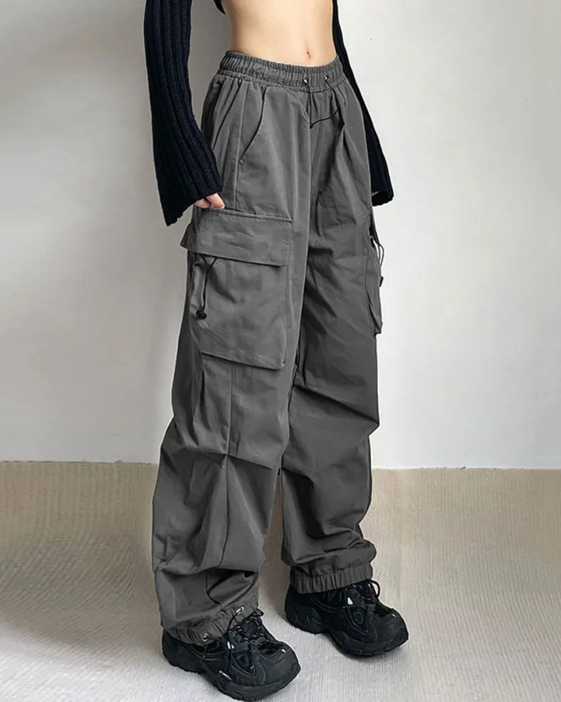 Pantalon cargo parachute