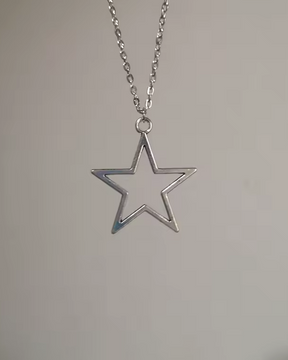 Collier etoile femme