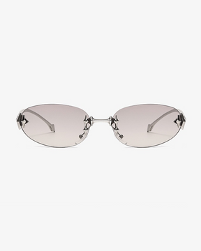 Lunettes de soleil sans monture Y2K