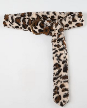 Ceinture en fourrure Y2K