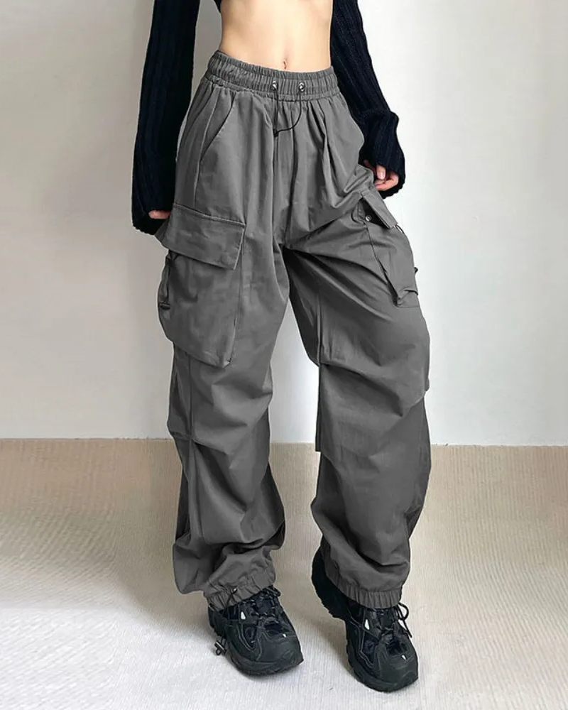 Pantalon cargo parachute