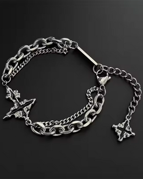 Bracelet croix gothique