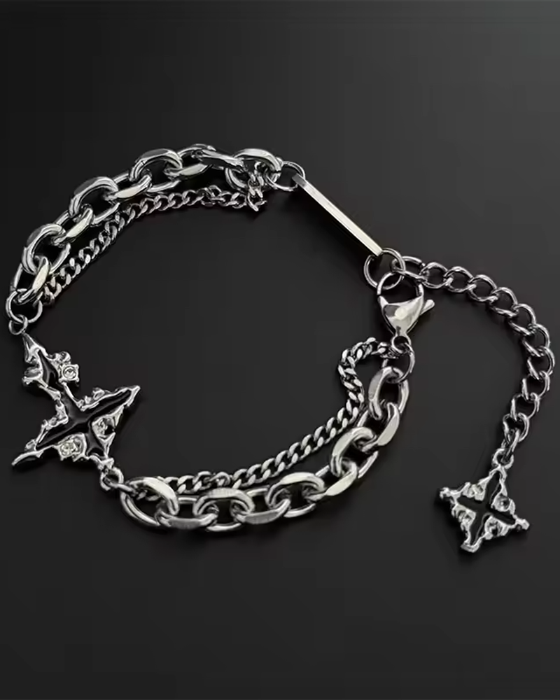 Bracelet croix gothique