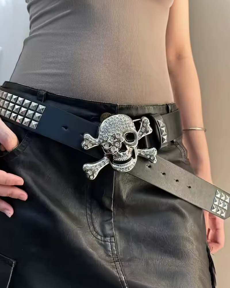 Ceinture tête de mort