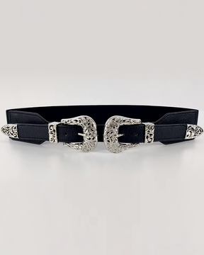 Ceinture double boucle western