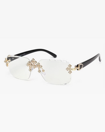 Lunettes de soleil croix