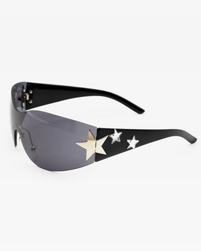 Lunettes de soleil étoile Y2K
