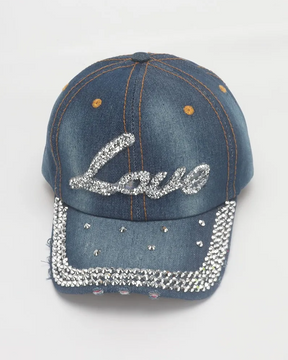 Casquette femme strass