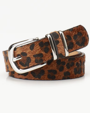 Ceinture léopard vegan