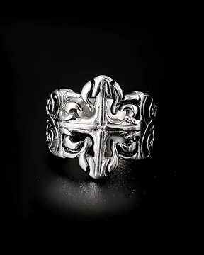 Bague gothique croix