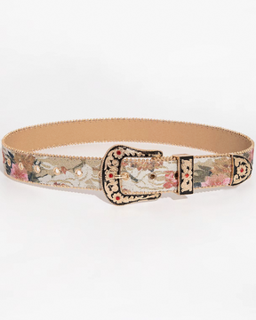 Ceinture western fleur