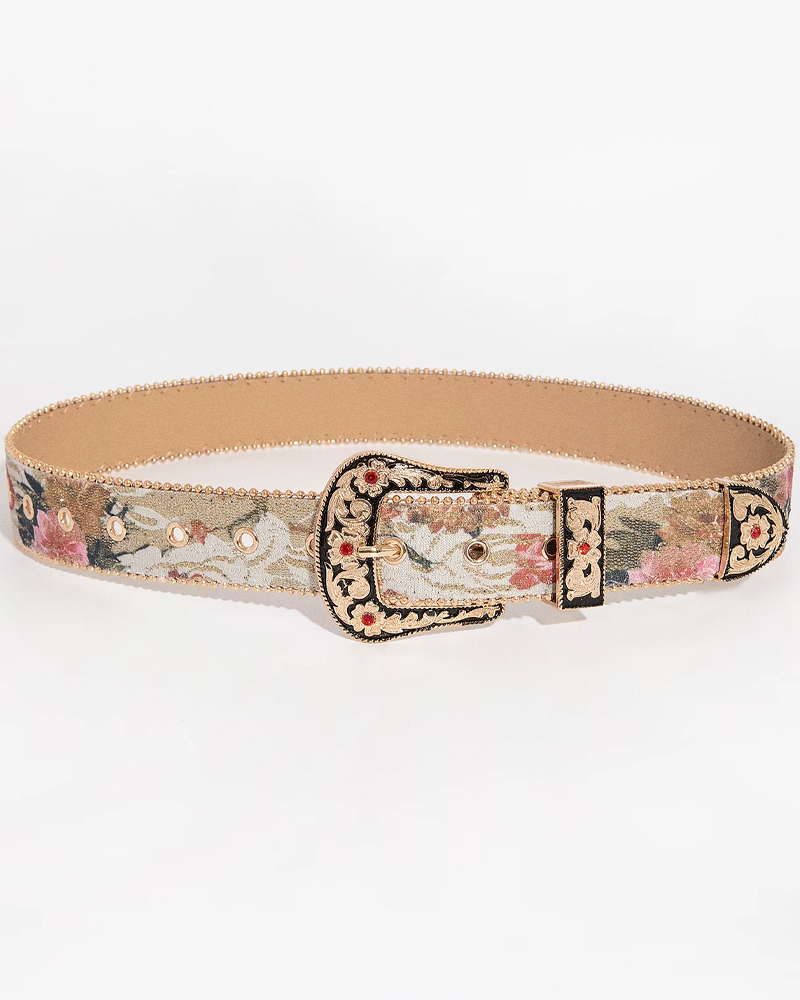 Ceinture western fleur