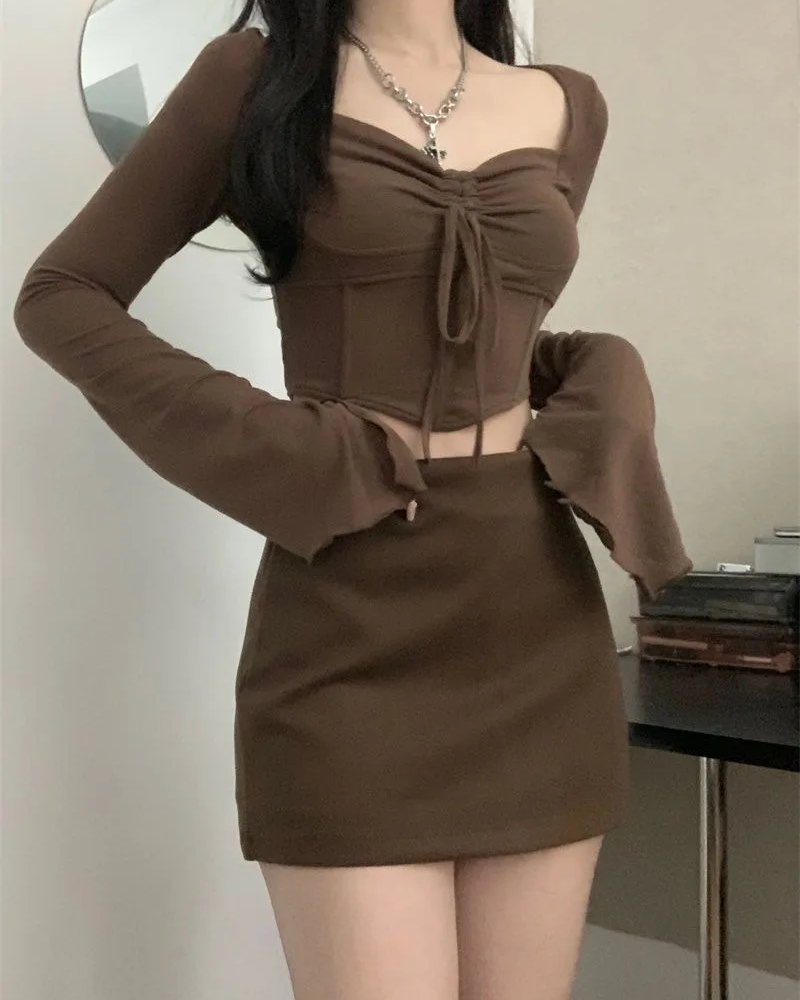 Ensemble Jupe Et Haut Aruba Taille 14 - Blanc - Tenue été Occasion