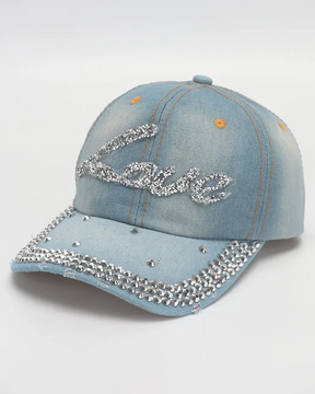 Casquette femme strass