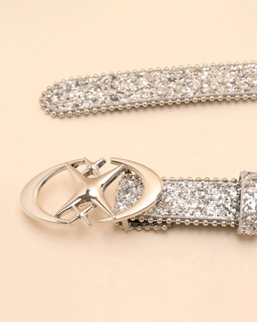 Ceinture paillettes femme