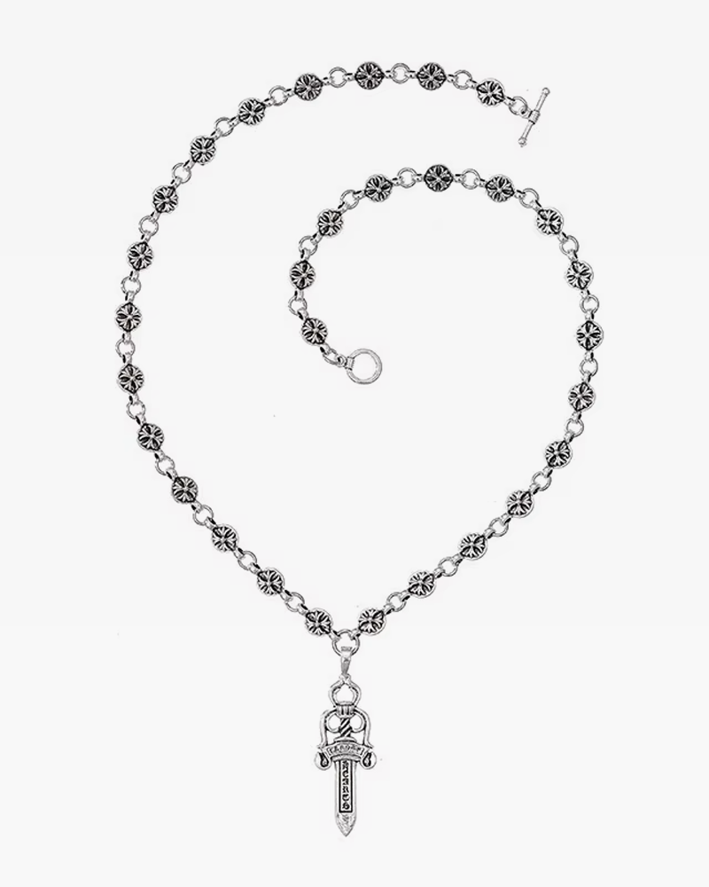 Collier dague Y2K