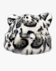 Bonnet léopard femme