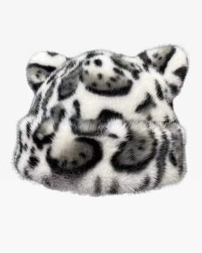 Bonnet léopard femme