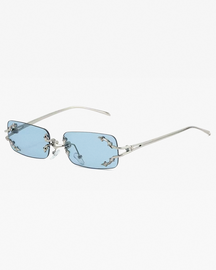 Lunettes de soleil sans bord Y2K