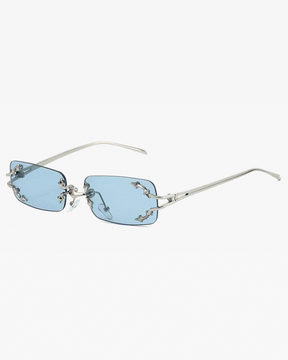 Lunettes de soleil sans bord Y2K