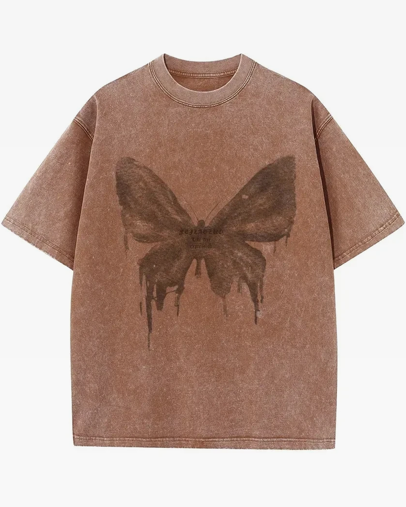 T shirt papillon homme