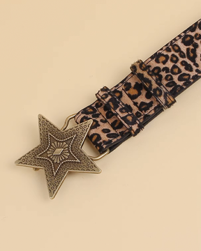 Ceinture imprimé léopard